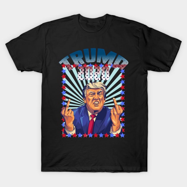 Funny Political Trump Elections Design T-Shirt by PsychoDynamics